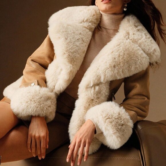 Brown Casual Women's Jacket - Picture 6 of 8